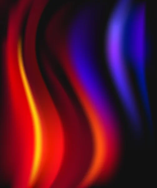 Hintergrund mit farbigen Wellen — Stockvektor