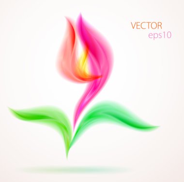 vektör absract çiçek