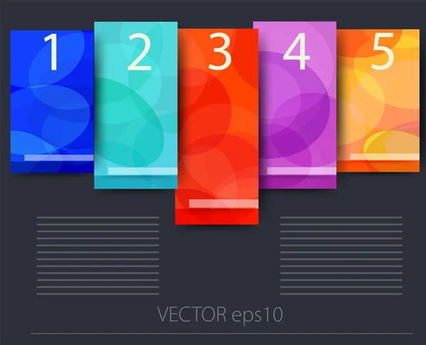 Vector Infographic flat design — Stock Vector