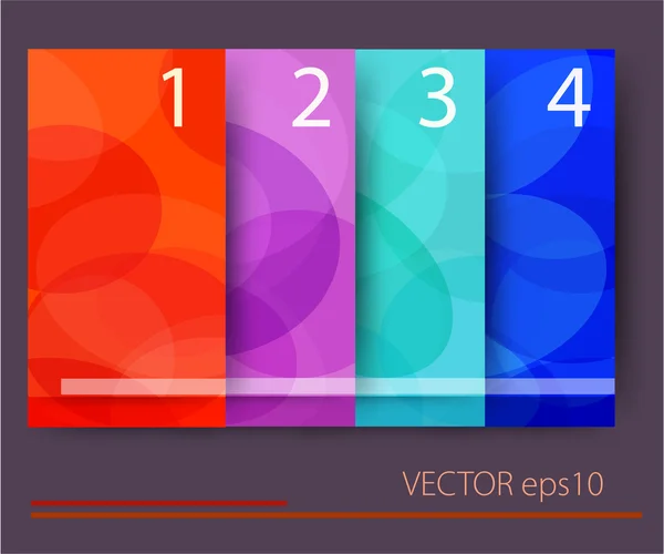 Disegno piatto infografico vettoriale — Vettoriale Stock