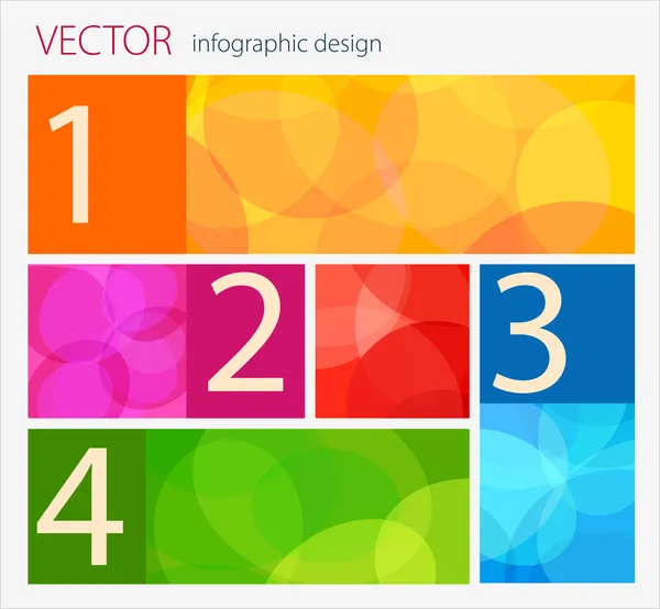 Vetor Design plano infográfico — Vetor de Stock