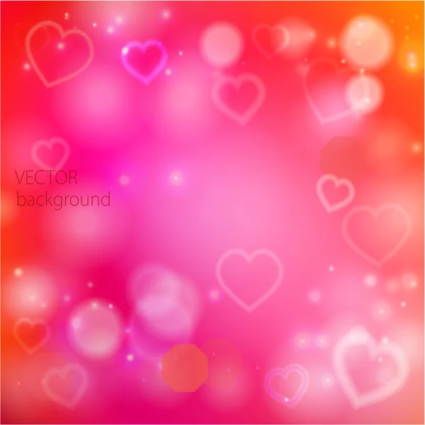 Abstract  background with hearts — Stock Vector