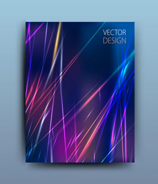 Design de panfleto ou banner — Vetor de Stock