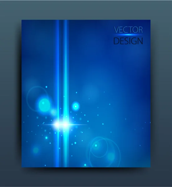 Leták nebo banner design — Stockový vektor