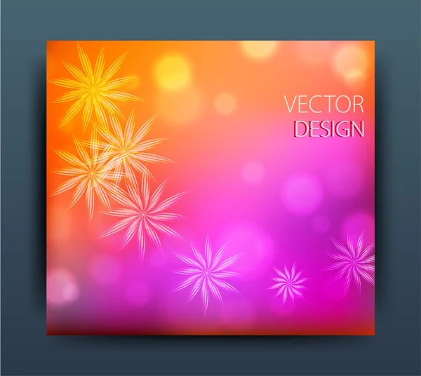 Design de panfleto ou banner — Vetor de Stock