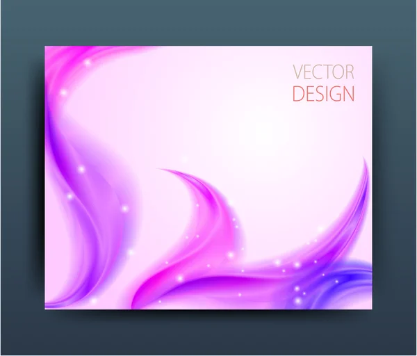 Design de panfleto ou banner — Vetor de Stock