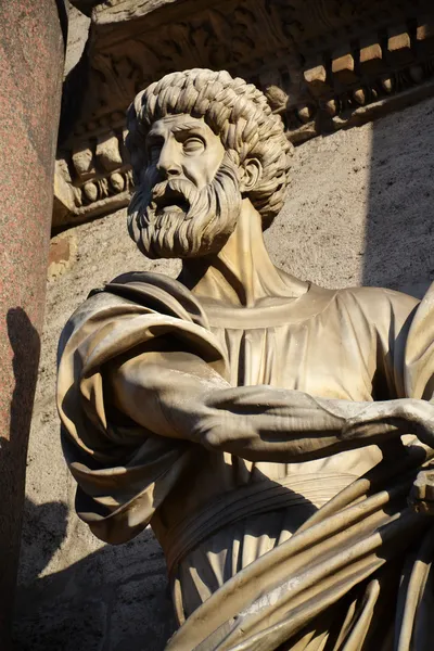 Staty av Sankt peter, Rom, Italien — Stockfoto
