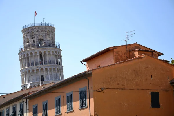 The Leaning Tower of Pisa, Cathedral Square in Pisa — Stock Photo, Image