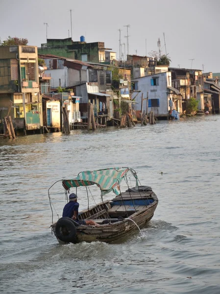 Mekong river in Vietam — Stock Photo, Image