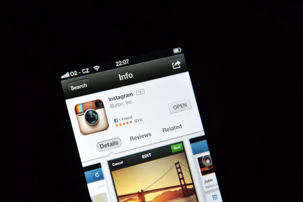 Instagram — Fotografia de Stock