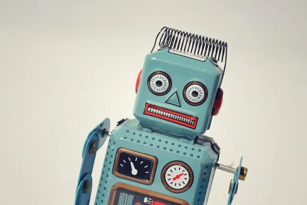 Vintage tin toy robot — Stock Photo, Image