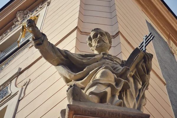 프라하에서 성 베드로의 동상 — 스톡 사진