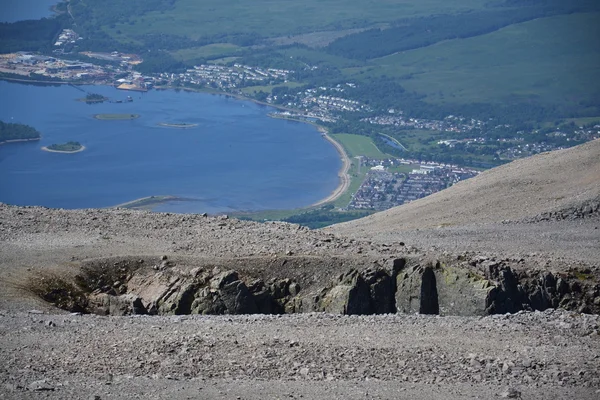 View from the Ben Nevis summit — Stock Photo, Image