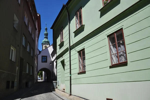 Kirche der Verklärung des Jesus in Tabor, Tschechische Republik. — Stockfoto