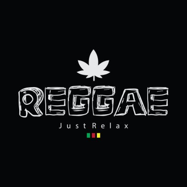 Harf grafiğinin vektör çizimi. REGGAE, tişört, gömlek, kapüşon vs. tasarlamak için mükemmel..