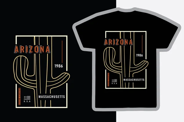 Arizona Illustrations Typografie Perfekt Für Shirt Design — Stockvektor