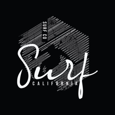 Harf grafiğinin vektör çizimi. California, tişört, gömlek, kapüşon vs. tasarlamak için mükemmel..