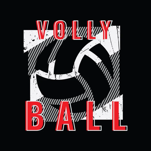 Vector Illustration Letter Graphic Vollyball Club Perfect Designing Shirts Shirts — Stock Vector
