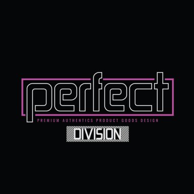 Mükemmel tipografi vektörü t-shirt tasarımı çizimi