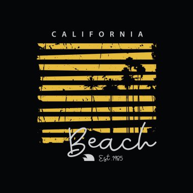 CaliforNIA illüstrasyon tipografisi. Gömlek tasarımı için mükemmel.
