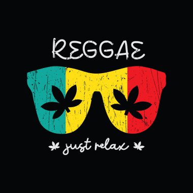 Reggae grafik tişört ve giysi tasarımı