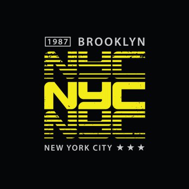 New York vektör illüstrasyon tipografisi, tişörtler, kapüşonlular, baskılar vs. için mükemmel.