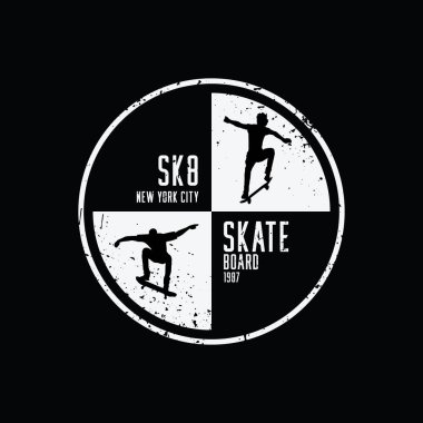 Kaykay tişörtü ve giysi tasarımı