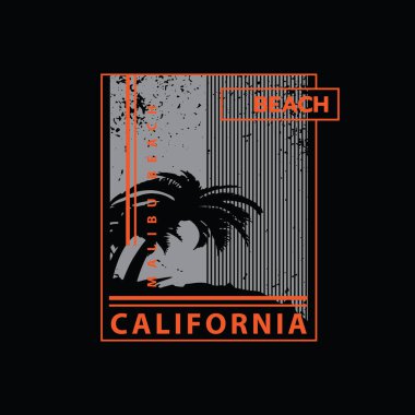 CaliforNIA illüstrasyon tipografisi. Gömlek tasarımı için mükemmel.