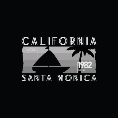 California illustration typography. perfect for designing t-shirts, shirts, hoodies, poster, print