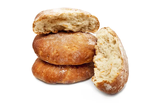 Pâine proaspătă izolată — Fotografie, imagine de stoc