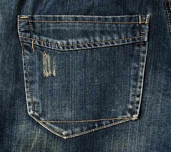 Jeans pocket — Stock Photo, Image