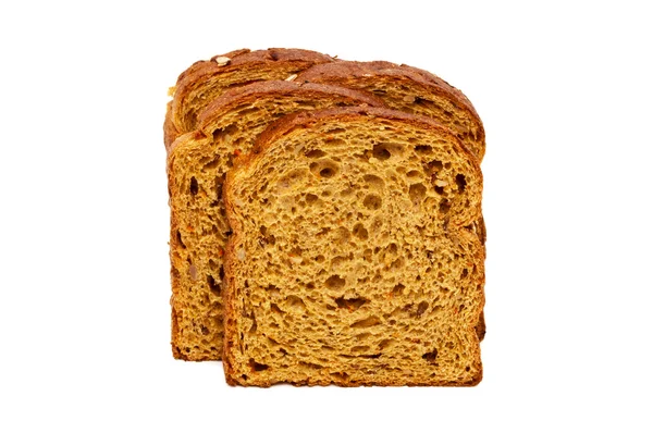 Frisches Brot isoliert — Stockfoto