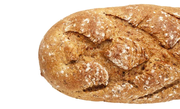 Frisches Brot isoliert — Stockfoto