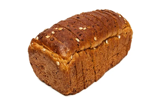 Vers brood geïsoleerd, gesneden brood — Stockfoto