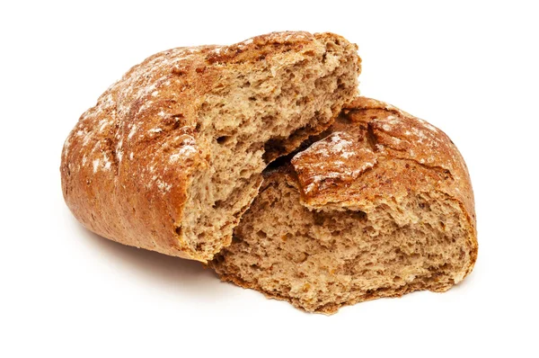 Frisches Brot isoliert — Stockfoto