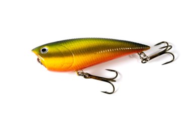 beyaz izole balıkçılık lures