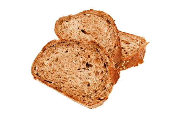 Fresh bread isolated, sliced ​​bread — Stock Photo, Image