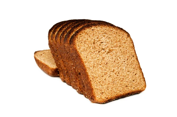 Taze ekmek izole — Stok fotoğraf
