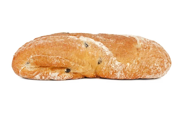 Vers wit brood geïsoleerd — Stockfoto