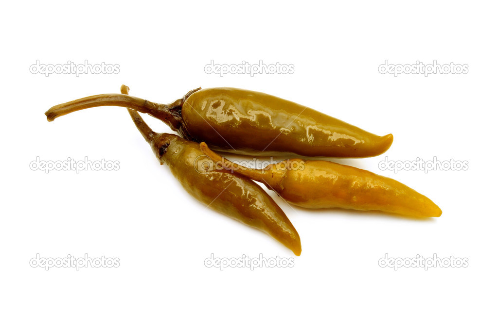 Green pepper isolated