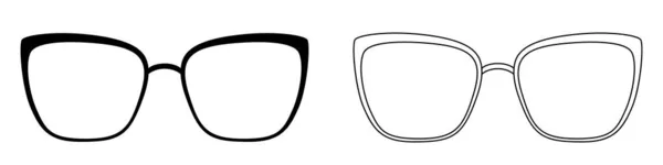 Glasses Icon Set Sunglasses Icons Vector Illustration Sunglasses Vector Icons — Stock Vector