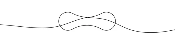 Συνεχής Γραμμή Σχεδίασης Του Αλτήρα Γραμμικό Εικονίδιο Ντάμπελ Μια Γραμμή — Διανυσματικό Αρχείο