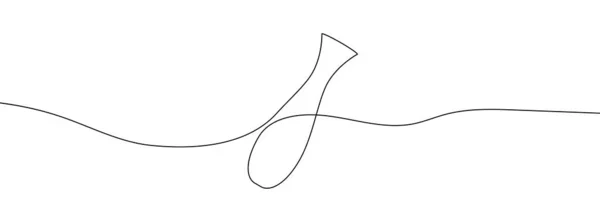 Непрерывное Рисование Вазы Одна Линия Рисует Фон Векторная Иллюстрация Линейный — стоковый вектор