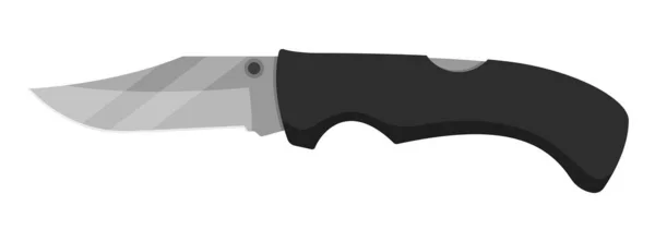 Jackknife Knife Cute Jackknife Knife Isolated White Background Vector Illustration — Stock Vector