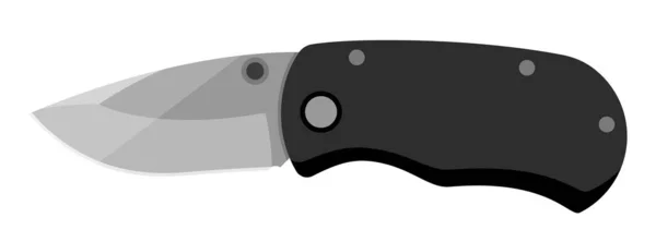 Jackknife Knife Cute Jackknife Knife Isolated White Background Vector Illustration — Stockvector