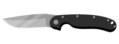 Jackknife. Cute jackknife isolated on white background. Vector illustration