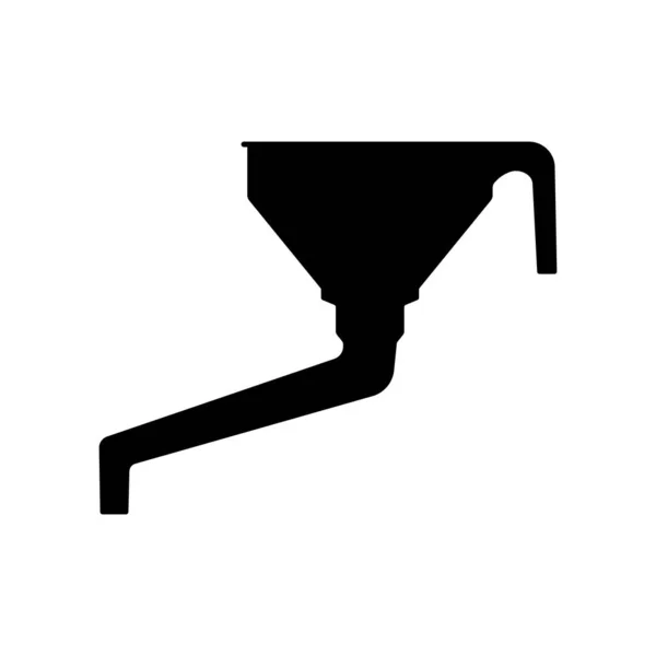 Значок Воронки Воронка Бензина Других Жидкостей Иконка Полива Машины Векторная — стоковый вектор