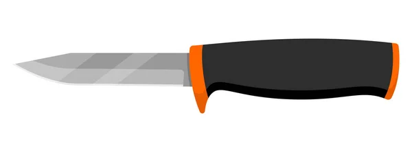 Кухонный Нож Приготовления Пищи Симпатичный Нож Белом Фоне Векторная Иллюстрация — стоковый вектор