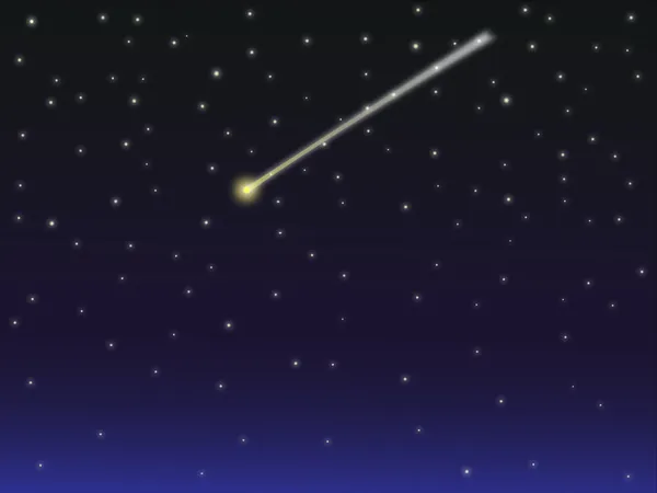 Cielo estrellado nocturno — Vector de stock