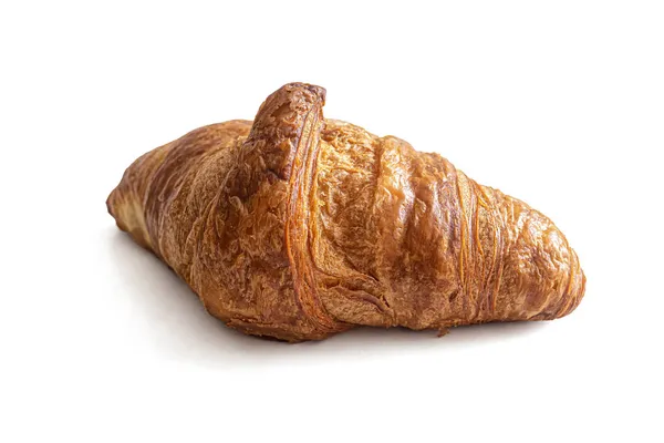 Croissant Hecho Hojaldre Con Alto Contenido Mantequilla Muy Popular Francia —  Fotos de Stock